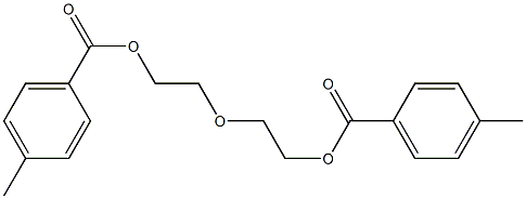 2,2'-Oxybisethanol di(p-methylbenzoate) Struktur