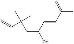 2,7,7-Trimethyl-1,3,8-nonatrien-5-ol 结构式