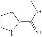 1-(N-Methylamidino)pyrazolidine,,结构式