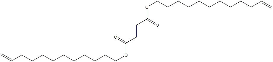 Succinic acid di(11-dodecenyl) ester Structure