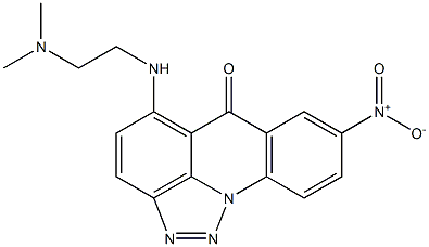 5-[2-Dimethylaminoethylamino]-8-nitro-6H-[1,2,3]triazolo[4,5,1-de]acridin-6-one