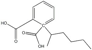 (-)-Phthalic acid hydrogen 1-[(R)-1-methylpentyl] ester Struktur