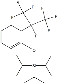 1-(Triisopropylsiloxy)-6-(heptafluoroisopropyl)-1-cyclohexene|