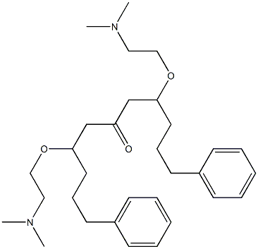 2-[2-(Dimethylamino)ethoxy]phenylpentyl ketone Structure