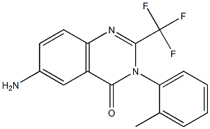 6-Amino-2-(trifluoromethyl)-3-(2-methylphenyl)quinazolin-4(3H)-one|