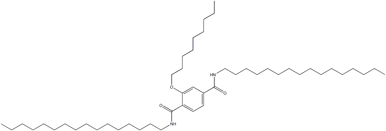 2-(Nonyloxy)-N,N'-dihexadecylterephthalamide Structure