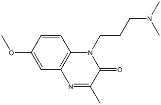  1-[3-(Dimethylamino)propyl]-6-methoxy-3-methylquinoxalin-2(1H)-one