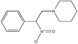 1-(2-Nitro-2-phenylethyl)piperidine Struktur