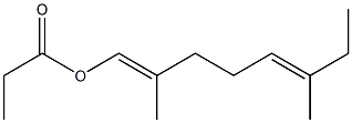 Propionic acid 2,6-dimethyl-1,5-octadienyl ester