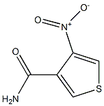 4-ニトロ-3-チオフェンカルボアミド 化学構造式