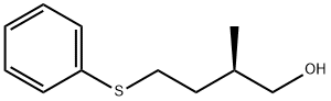 [R,(+)]-2-Methyl-4-(phenylthio)-1-butanol Structure