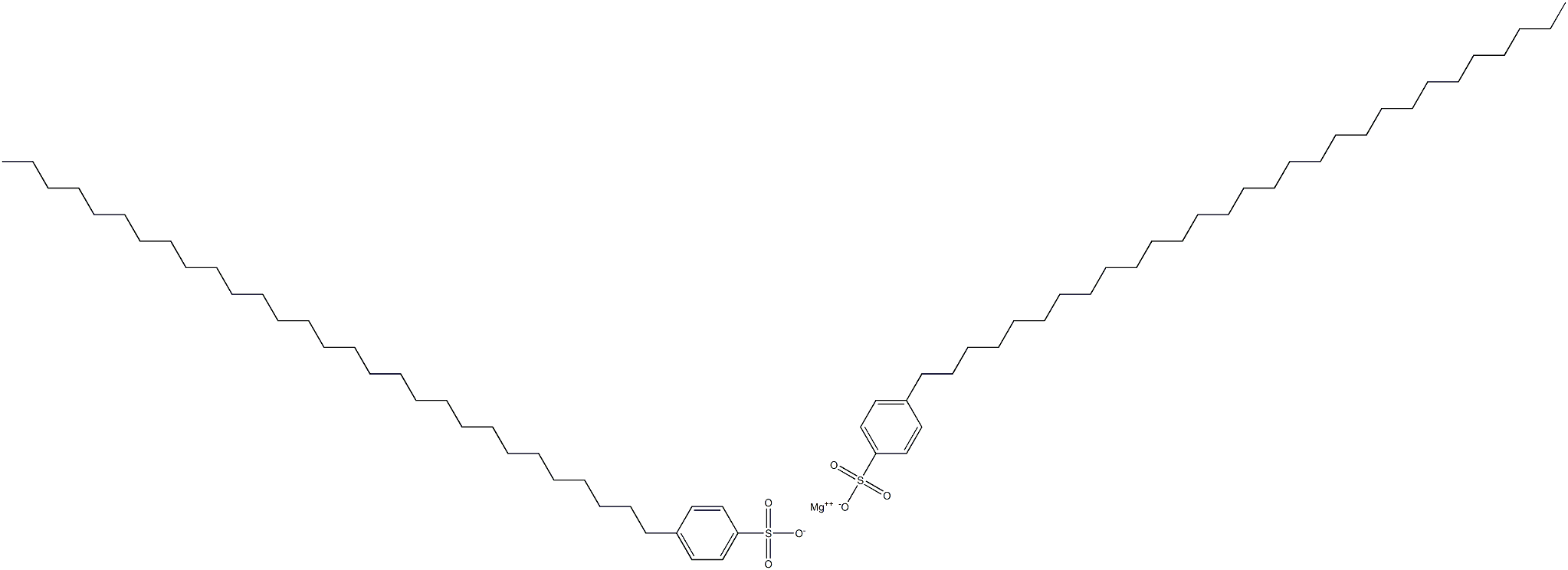 Bis(4-nonacosylbenzenesulfonic acid)magnesium salt Struktur