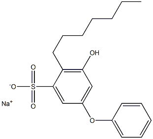 5-Hydroxy-4-heptyl[oxybisbenzene]-3-sulfonic acid sodium salt|