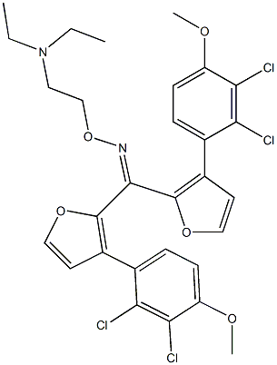 2,3-Dichloro-4-methoxyphenyl(2-furyl) ketone O-[2-(diethylamino)ethyl]oxime