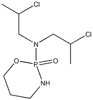 Tetrahydro-2-[bis(2-chloropropyl)amino]-2H-1,3,2-oxazaphosphorine 2-oxide Structure