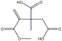 3-ブテン-1,2,3-トリカルボン酸2,3-ジメチル 化学構造式