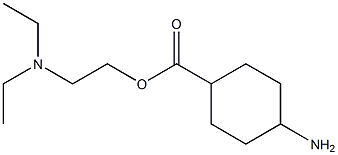4-Amino-1-cyclohexanecarboxylic acid 2-(diethylamino)ethyl ester Structure