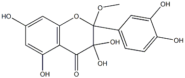 2-Methoxy-3,3,3',4',5,7-hexahydroxyflavanone|