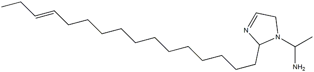 1-(1-アミノエチル)-2-(13-ヘキサデセニル)-3-イミダゾリン 化学構造式