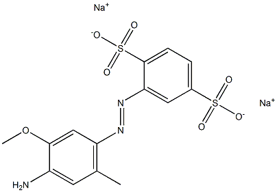  2-(4-Amino-3-methoxy-6-methylphenylazo)benzene-1,4-disulfonic acid disodium salt