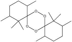 1,1,2,5,10,10,11,14-Octamethyl-7,8,15,16-tetraoxadispiro[5.2.5.2]hexadecane Structure