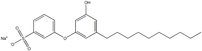 3'-Hydroxy-5'-decyl[oxybisbenzene]-3-sulfonic acid sodium salt|