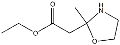 2-Methyloxazolidine-2-acetic acid ethyl ester Struktur