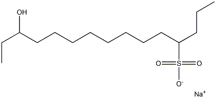  13-Hydroxypentadecane-4-sulfonic acid sodium salt