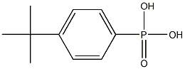 4-tert-ブチルフェニルホスホン酸 化学構造式