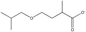 プロピオン酸2-イソブトキシエチル 化学構造式