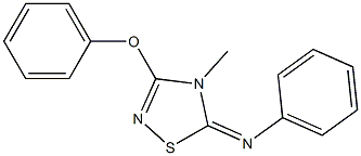 5-(Phenylimino)-4-methyl-3-phenoxy-4,5-dihydro-1,2,4-thiadiazole