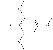  2,4,6-Trimethoxy-5-(trimethylsilyl)pyrimidine