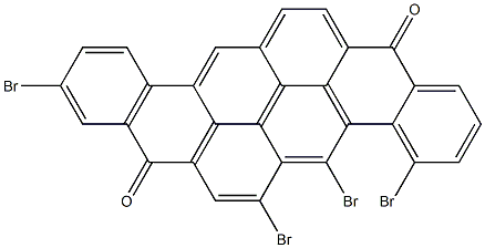 4,5,6,10-Tetrabromo-8,16-pyranthrenedione,,结构式