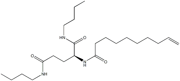 N2-(9-Decenoyl)-N1,N5-dibutylglutaminamide,,结构式