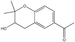 2,3-Dihydro-6-acetyl-2,2-dimethyl-3-hydroxy-4H-1-benzopyran|