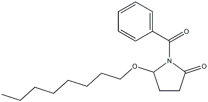 5-(Octyloxy)-1-[benzoyl]pyrrolidin-2-one 结构式