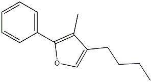 3-Methyl-2-phenyl-4-butylfuran