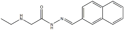  N-Ethylglycine N2-(2-naphtylmethylene) hydrazide