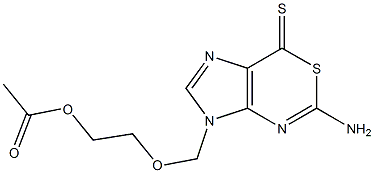 5-Amino-3-[(2-acetoxyethoxy)methyl]imidazo[4,5-d][1,3]thiazine-7(3H)-thione