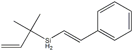 (E)-4,4-Dimethyl-1-phenyl-3-sila-1,5-hexadiene,,结构式