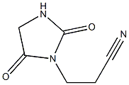 3-(2-Cyanoethyl)hydantoin Structure