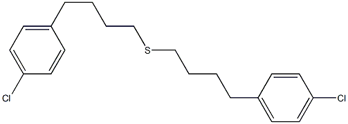 4-Chlorophenylbutyl sulfide 结构式