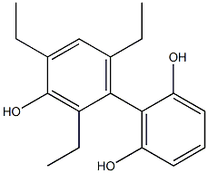 2',4',6'-Triethyl-1,1'-biphenyl-2,3',6-triol