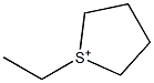 1-エチルチオラン-1-イウム 化学構造式