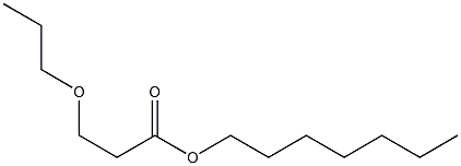 3-Propoxypropionic acid heptyl ester 结构式