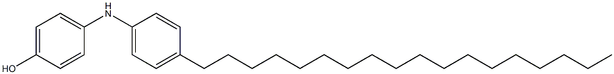 4'-Octadecyl[iminobisbenzen]-4-ol Structure