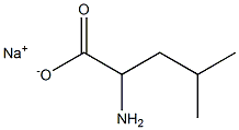 2-Amino-4-methylvaleric acid sodium salt Structure