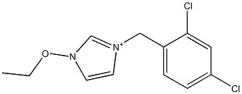1-Ethoxy-3-(2,4-dichlorobenzyl)-1H-imidazol-3-ium Structure