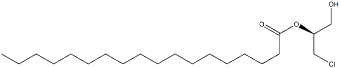 [S,(-)]-3-Chloro-1,2-propanediol 2-stearate,,结构式
