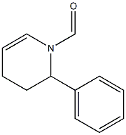 2-フェニル-1,2,3,4-テトラヒドロピリジン-1-カルボアルデヒド 化学構造式